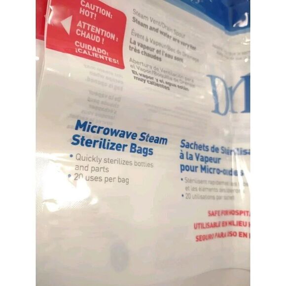 Dr Browns Natural Flow Microwave Steam Sterilizer Bags Quantity 5 - Picture 7 of 12